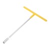 Unique Bargains Motorcycle Bicycle Car Repair Hex High Carbon Steel T-Handle Metric Socket Wrench Yellow - 3 of 4