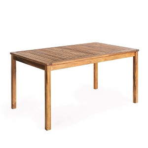 Guidecraft Acadia Kids Outdoor Table - Acacia Wood Activity Table for Kids | Play Table for Backyard, Patio, Garden and Outdoor Classroom Space - 1 of 4
