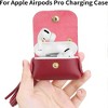 HTUTWOO Apple AirPods Pro Case Cover Genuine Leather Case with a Couple of Drooping Tassels for Apple Airpods Pro/Pro2 - 2 of 4