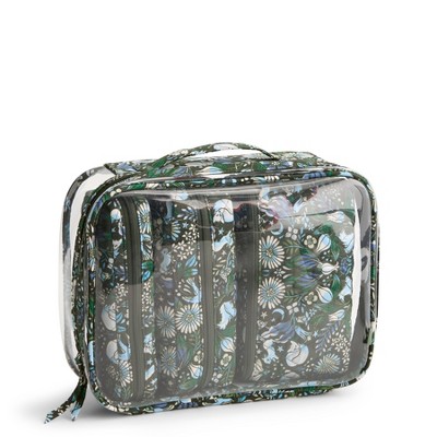 Vera Bradley Women's Outlet Clear 4 Piece Cosmetic Set