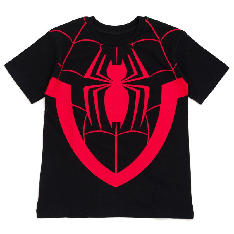 Marvel Spider-Man Miles Morales Spider-Gwen Ghost Spider Matching Family Cosplay T-Shirt Little Kid to Adult, 3 of 8