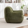 KTMBDW Bean Bag Chair for Adults with Armrests - Oversized Comfy Beanbag Lounge Lazy Floor Sofa Accent Chair for Living Room, Bedroom - 4 of 4