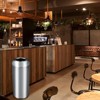 65 L / 17 Gal Open Top Trash Can Commercial Grade Heavy Duty Brushed Stainless Steel for Outdoor | Kitchen Waste Bins Home House Family - 2 of 4