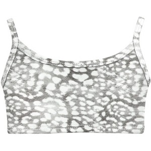 City Threads USA-Made Girls UPF 50+ Printed Bikini Swim Top - 1 of 4