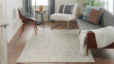 Handmade Tufted Wool Beige/Grey Area Rug 2'3" x 7'6"