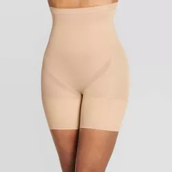 Jockey Generation™ Women's Slimming High-Waist Shorts - Beige XXL