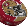 NFL San Francisco 49ers Split Helmet Circle Plushlete Pillow - 2 of 3
