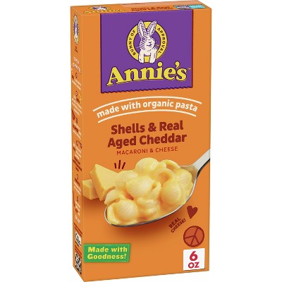 Annie's Shells & Real Aged Cheddar Macaroni & Cheese - 6oz