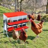 6-Hole Chicken Nesting Box with Removable Lid, Metal Chicken Coop ，Easy Egg Collection，for Chicken Coops, Duck Coops and Hens - 2 of 4
