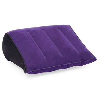 Okuna Outpost Inflatable Lumbar Support Pillow for Back, Triangle Wedge for Sleeping (17 x 14 x 7.5)