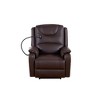 FONTOI Accent Chair with Side Pockets&Holder, Recliner Chair with Comfortable Back&Arm, Brown, 30.31"*41.34"*34.25" - 4 of 4