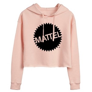 Women's - Mattel - Mattel Original Logo Cropped Graphic Hoodie - 1 of 2