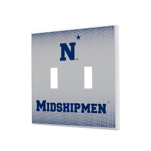 NCAA AAC Universities Linen Hidden-Screw Light Switch Plate for Double Toggle - 1 of 4