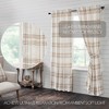 Wheat Plaid Panel Set of 2 84x40  VHC Brands - 2 of 4