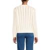 Lands' End Women's Drifter Cable Pointelle Stitch Sweater - 2 of 4