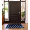 2'x3' Colorstar Honeycomb Indoor Door Mat Blue/Gray - Bungalow Flooring: Washable, Stain & Skid-Resistant, Low Pile - 2 of 3