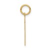Black Bow Jewelry 14k Yellow Gold, Jersey Collection, Small Number 21 Pendant - 2 of 4