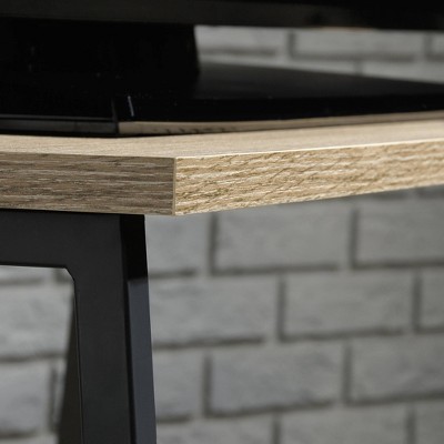 Charter Oak & Black Metal Industrial 36" TV Stand