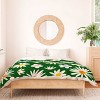 Deny Designs Lane and Lucia Rainbow Vintage Daisies Duvet Cover Green - 3 of 4
