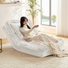 Mjkone Foldable Lazy Sofa, 3-in-1 Fold Small Tatami Sofa Bed,Lounge Chair Sofa by day,Pet Friendly Couch - 2 of 4