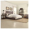 Highland Park Button Tufted Wingback Bed - Inspire Q - image 3 of 4