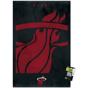 Trends International NBA Miami Heat - Logo 25 Unframed Wall Poster Prints - 1 of 4