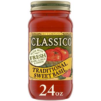 Classico Traditional Sweet Basil Pasta Sauce 24oz
