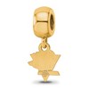 Black Bow Jewelry 14k Yellow Gold Plated Sterling Silver Pittsburgh Penguins NHL Bead Charm - 4 of 4