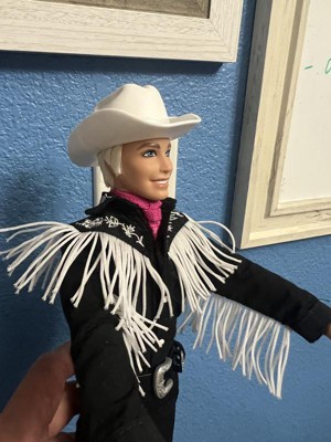 Barbie The Movie Collectible Ken Doll Wearing Black and White Western  Outfit (Target Exclusive)