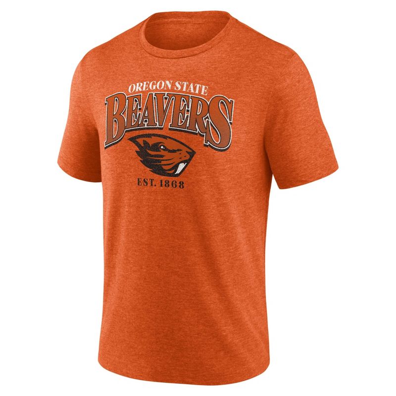 NCAA Oregon State Beavers Men&#39;s Tri-blend Chase T-Shirt, 2 of 4