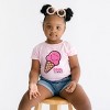 The Juniper Shop SmileyWorld Cool Summer Ice Cream Pink Toddler Short Sleeve Tee - 3 of 4