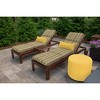 Casual Cushion Solid Sunbrella Fabric 1-Piece Indoor/Outdoor Lumbar Pillow, 22"W x 9"L - 2 of 4