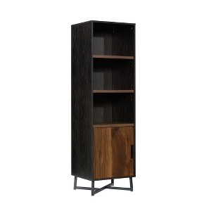70" Canton Lane Bookcase with Door Brew Brown - Sauder: Reversible Door, MDF Frame, 3 Adjustable Shelves - 1 of 4