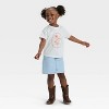 Toddler Girls' Flowers Boxy T-Shirt - Cat & Jack™ Cream - 4 of 4