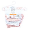 Hudson Baby Infant Girls Shorts Bottoms 4-Pack, Soft Butterfly Toile - 2 of 4