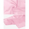 Elerevyo Women's Solid Satin Scarves Small Square Neck Scarf Neckerchief 19.7"x19.7" - 4 of 4