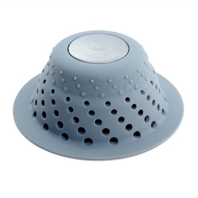 Seal Tight Silicone And Stainless Steel Dome Drain Hair Catcher Gray -  Slipx Solutions : Target