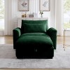 Corduroy Sofa Couch,Modular Sofa With Storage Ottoman,Deep Seat Couch,Sofa Couch For Living Room,Apartment-Cuddlewood - 3 of 4