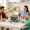 ZAFRO 4 Slice Toaster, 6 Browning Settings, Removable Crumb Tray, Stainless Steel Bread Toaster for Bagels, Muffins, Waffles, Defrost, 120V 1800W - 2 of 4