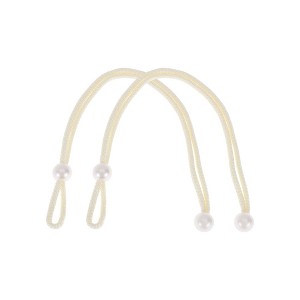 Unique Bargains Faux Pearl Curtain Tie Polyester 2 Pcs - 1 of 4