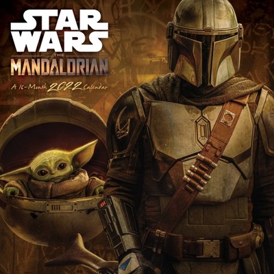 2022 Wall Calendar Star Wars Mandalorian - Trends International Inc