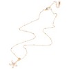 Anna-Kaci Gold-Tone Flower Pendant Necklace with Crystal Petal Accents - Gold - 3 of 4
