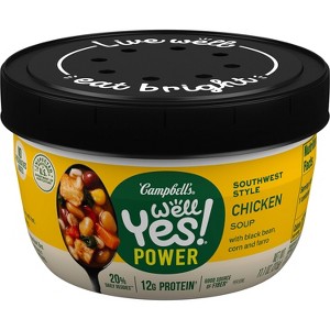 Campbell's Well Yes! Power Bowls Southwest Chicken Soup - 11.1oz - 1 of 4