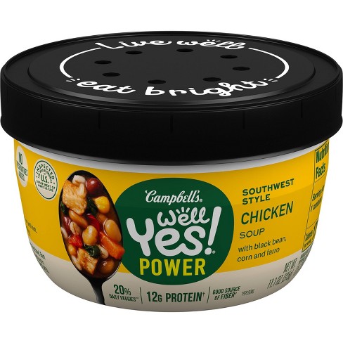 Campbell's Well Yes! Power Bowls Southwest Chicken Soup - 11.1oz - image 1 of 4