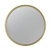 D11inGold Round Mirror, Circle Mirror with Iron Frame for Living Room Bedroom Vanity Entryway Hallway - 2 of 4