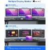 TOTU Universal USB-C 4K Triple Display Docking Station with Charging Support for MacBook Pro & Windows Type C Systems, Extended Display for macOS - 3 of 4