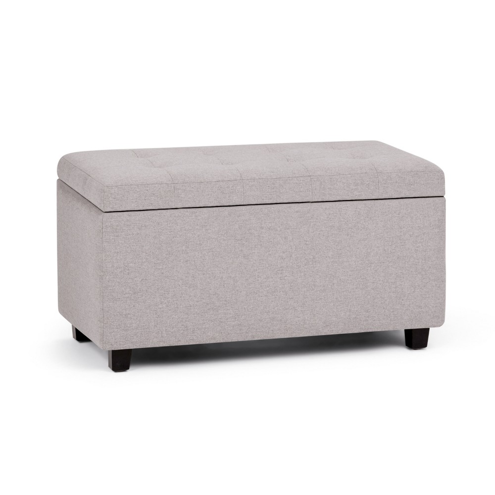 Photos - Pouffe / Bench 34" Essex Storage Ottoman and Benches Cloud Gray - WyndenHall