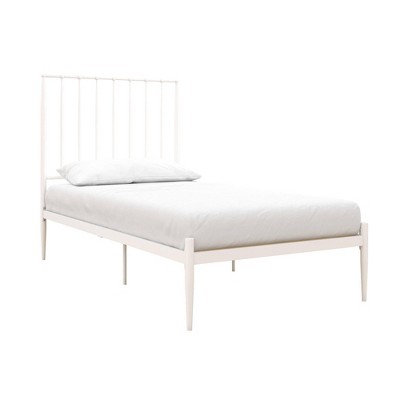 target white twin bed