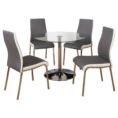 target marketing systems 3 piece breakfast nook dining set