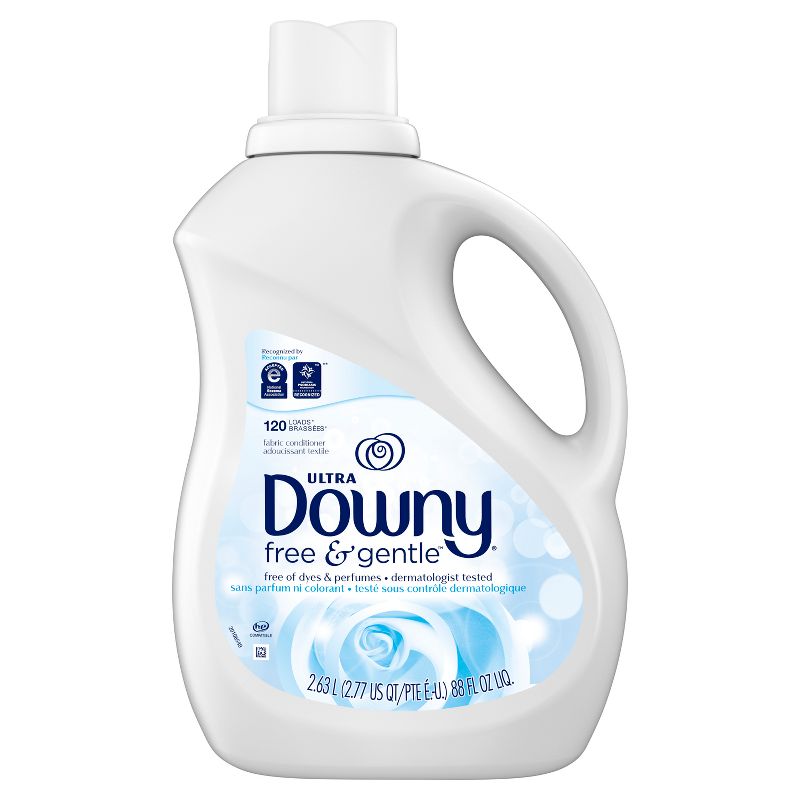 Downy Ultra Free & Gentle Liquid Fabric Conditioner - Unscented, 3 of 11